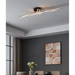 Plafon LED de Teto em Metal Preto RONCADE 1 EGLO 99322