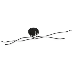 Plafon LED de Teto em Metal Preto RONCADE 1 EGLO 99322