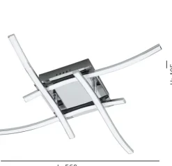 Plafon Led Eglo Valmora Quadrado 96327