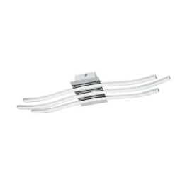Plafon LED em Metal Cromado com Três Perfis LED RONCADE EGLO 31995