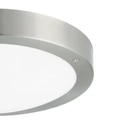 Plafon LED Exterior com Aço Inoxidável e Vidro Branco VENTO 1 EGLO 94121