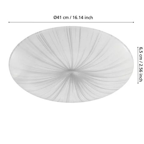 Plafon LED NIEVES EGLO 98325