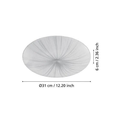 Plafon LED NIEVES EGLO 99699