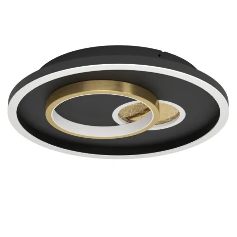 Plafon LED Preto e Dourado TIRIOLO EGLO 901244