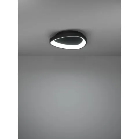 Plafon LED Preto Moderno LORETELLO EGLO 901584