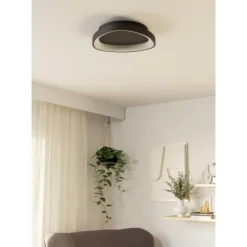 Plafon LED Preto Moderno LORETELLO EGLO 901584