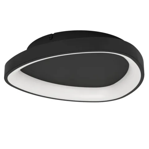 Plafon LED Preto Moderno LORETELLO EGLO 901584