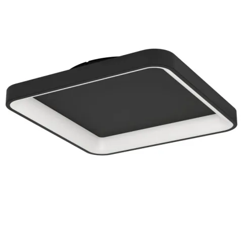 Plafon LED Preto Quadrado 350x350 mm LORETELLO EGLO 901252