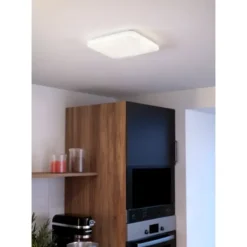 Plafon LED Quadrado Branco 33x33 cm FRANIA-S EGLO 97882