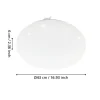 Plafon LED Redondo Branco com Efeito Estrelado FRANIA-S EGLO 97879