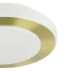 Plafon LED Redondo com Anel em Latão Escovado CARPI EGLO 900369