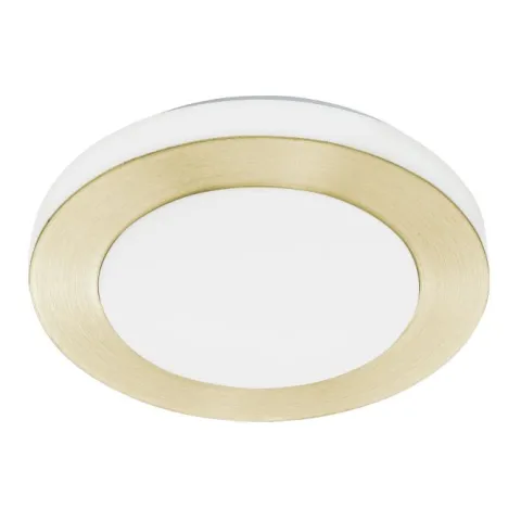Plafon LED Redondo com Anel em Latão Escovado CARPI EGLO 900369