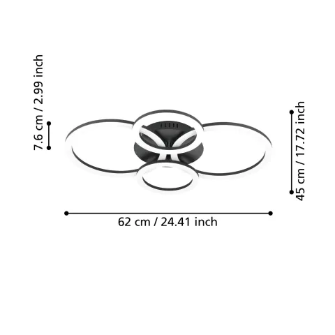 Plafon PARRAPOS-Z eglo 900319