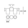 Plafon PIPE LEDS C4 15-0074-14-05