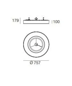 Plafon Saturn Ø757mm LED ma[&]de 7653