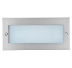 Projector de Parede Exterior de Encastrar Inox Tromilux 2010.100.8OX Aço Inoxidável
