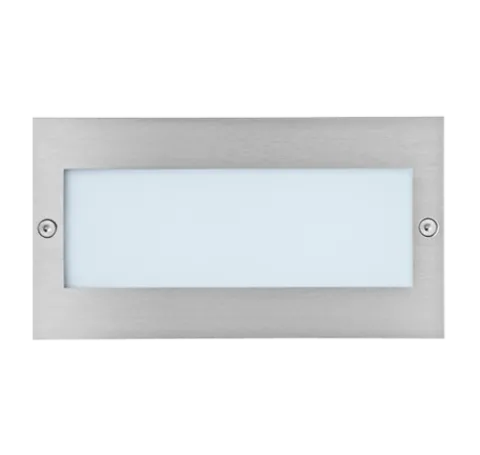 Projector de Parede Exterior de Encastrar Tromilux 2014.100.8OX Aço Inoxidável
