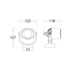 Projector Exterior de Espeto Minitommy Preto Fumagalli