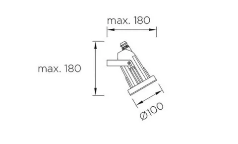 Projector Exterior HELIO Leds c4 cinza 05-9640-34-37