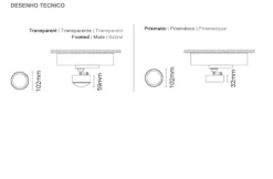 Projetor de Calha Trifásica em Alumínio Tromilux 5067.120.1F3 Branco