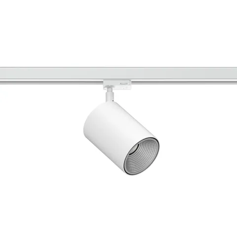Projetor de Calha Trifásica 230V em Alumínio Orientável Tromilux 5081.122.1X4 Branco