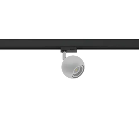 Projetor de Calha Trifásica 230V em Alumínio Orientável Tromilux 5082.105.2X4 Cinza