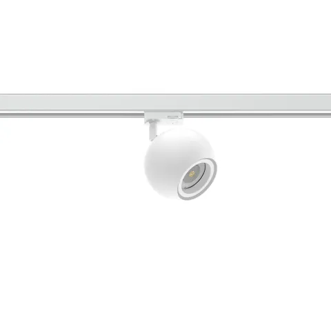 Projetor de Calha Trifásica 230V em Alumínio Orientável Tromilux 5083.100.1X2 Branco