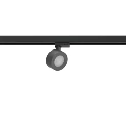 Projetor de Calha Trifásica 230V em Alumínio para Interior Tromilux 5089.122.9T2 Preto