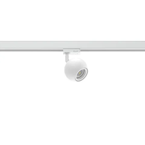 Projetor de Calha Trifásica 230V Orientável em Alumínio Tromilux 5082.100.1X4 Branco