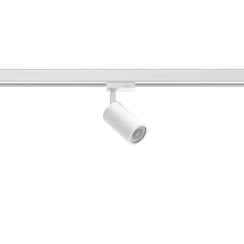 Projetor de Calha Trifásica 230V Orientável em Alumínio Tromilux 5080.105.1X4 Branco