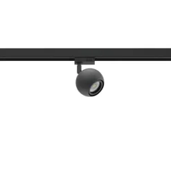 Projetor de Calha Trifásica 230V Orientável em Alumínio Tromilux 5082.105.9X3 Preto