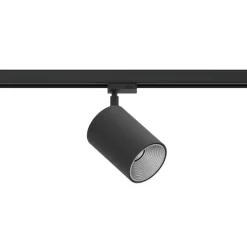 Projetor de Calha Trifásica 230V Orientável em Alumínio Tromilux 5081.112.9X2 Preto