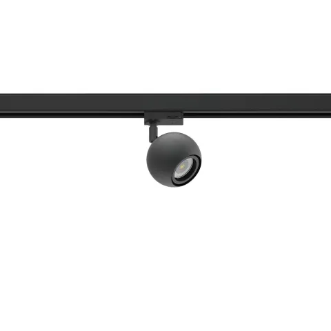 Projetor de Calha Trifásica 230V para Interior em Alumínio Tromilux 5082.100.9X4 Preto