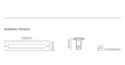 Projetor de Chão de Encastrar para Exterior 3000K Tromilux 3064 3064.602.8F3 Aço Inoxidável