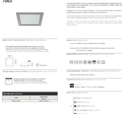 Projetor de Embutir LED 18.8W Branco TROMILUX 7063.119.1FL Branco