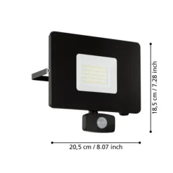 Projetor de Exterior com Sensor de Movimento FAEDO 3 EGLO 97463