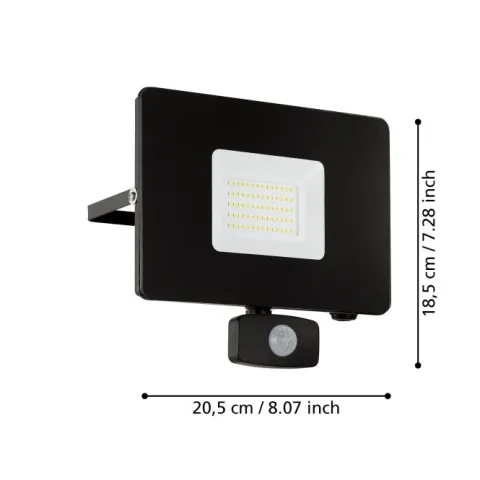 Projetor de Exterior com Sensor de Movimento FAEDO 3 EGLO 97463