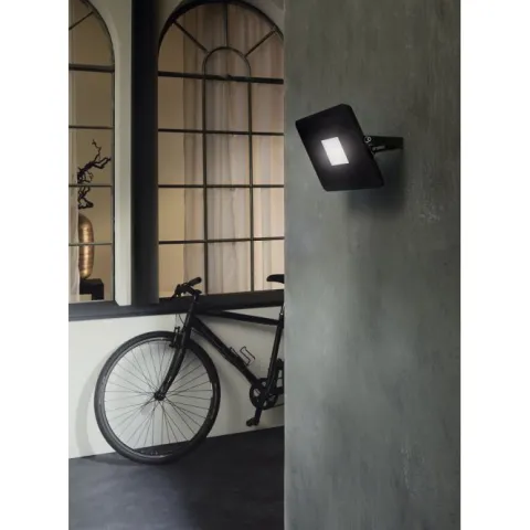 Projetor de Exterior Preto com LED Branco Neutro FAEDO 3 EGLO 97458