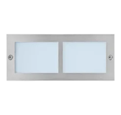 Projetor de Parede Exterior de Encastrar Inox Opalino Tromilux 2012.100.8OX Aço Inoxidável