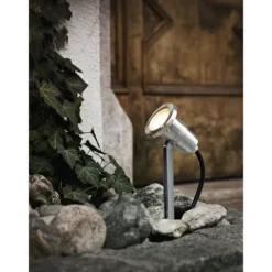 Projetor exterior de aço inoxidável com luz LED NEMA EGLO 94111