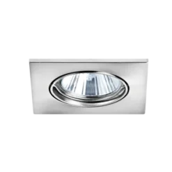 Projetor Orientável para Encastrar com Lâmpada GU10 TROMILUX 6022.100.4XX Escovado