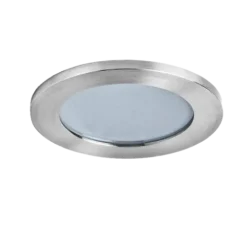 Projetor Redondo Encastrável para Lâmpada GU10 Escovado Tromilux 6089.100.4FX Escovado