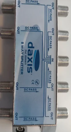 Repartidor de sinal tv 8 saídas 5-2400 MHZ DAXIS