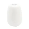 Suporte lâmpada cerâmico vintage E27 branco