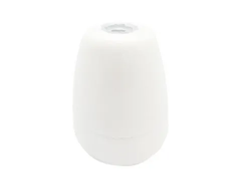 Suporte lâmpada cerâmico vintage E27 branco