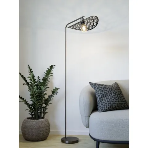 SWABY Candeeiro de Pé EGLO - Design em Bronze Escovado 44127