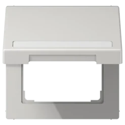 Tampa basculante com campo de inscrição cinzento claro LS JUNG LS990BFNAKLLG