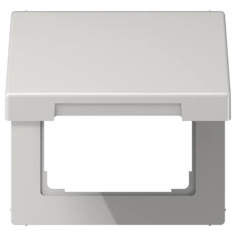 Tampa basculante com mola de retorno cinzento claro LS JUNG LS990BFKLLG