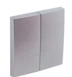Tecla dupla Alumina efapel 90611 tal Série Logus 90