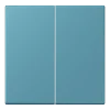 Tecla dupla azul céruléen vif, LS 990, Les Couleurs® Le Corbusier - JUNG